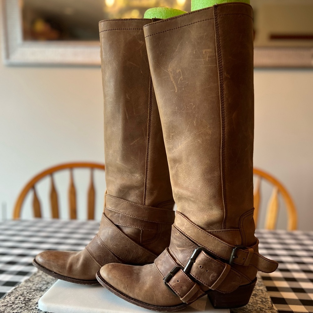 Sendra Leone Triple Buckle Boot SZ 8 - Picture 2 of 13